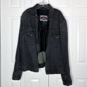 River Road Ironclad Denim Textile Jacket Black XL